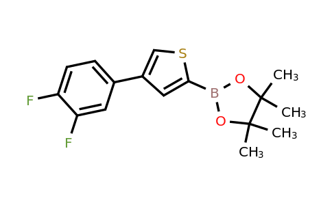 1402227-89-7 | 2-(4-(3,4-Difluorophenyl)thiophen-2-yl)-4,4,5,5-tetramethyl-1,3,2-dioxaborolane