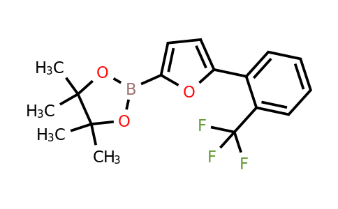 1402233-43-5 | 4,4,5,5-Tetramethyl-2-{5-[2-(trifluoromethyl)phenyl]furan-2-yl}-1,3,2-dioxaborolane