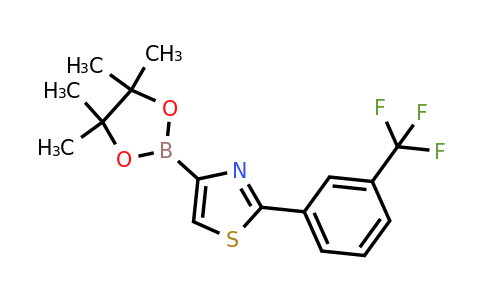 1402237-78-8 | 2-(3-Trifluoromethylphenyl)thiazole-4-boronic acid pinacol ester