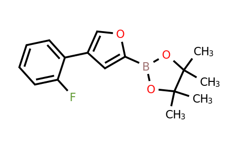 1402240-85-0 | 2-(4-(2-Fluorophenyl)furan-2-yl)-4,4,5,5-tetramethyl-1,3,2-dioxaborolane