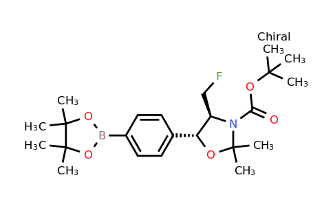 1402659-58-8 | (4S,5R)-Rel-tert-butyl4-(fluoromethyl)-2,2-dimethyl-5-(4-(4,4,5,5-tetramethyl-1,3,2-dioxaborolan-2-yl)phenyl)oxazolidine-3-carboxylate