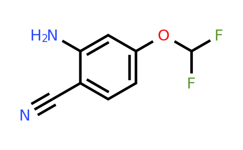 1402665-36-4 | 2-Amino-4-(difluoromethoxy)benzonitrile