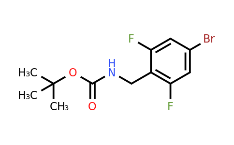 1402673-66-8 | tert-Butyl (4-bromo-2,6-difluorobenzyl)carbamate