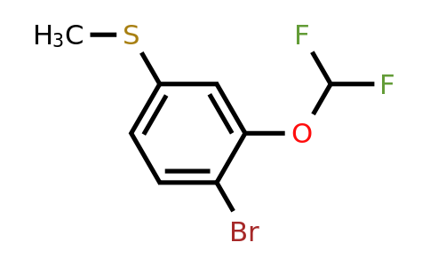 1403329-96-3 | 4-Bromo-3-(difluoromethoxy)thioanisole