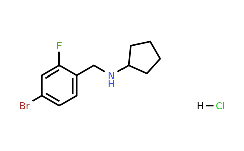 1403483-57-7 | N-Cyclopentyl 4-bromo-2-fluorobenzylamine, HCl