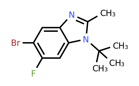 1403483-76-0 | 5-Bromo-1-tert-butyl-6-fluoro-2-methyl-1,3-benzodiazole