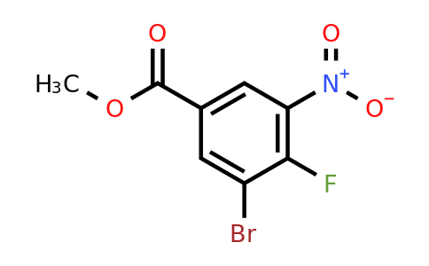 1403483-79-3 | Methyl 3-bromo-4-fluoro-5-nitrobenzoate