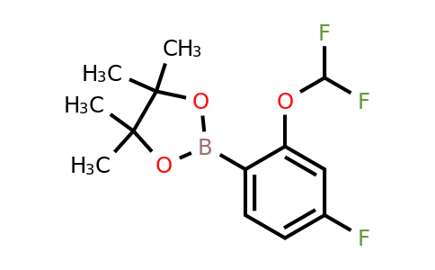 1403988-78-2 | 2-[2-(Difluoromethoxy)-4-fluorophenyl]-4,4,5,5-tetramethyl-1,3,2-dioxaborolane