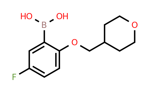 1403988-79-3 | [5-Fluoro-2-(oxan-4-ylmethoxy)phenyl]boronic acid