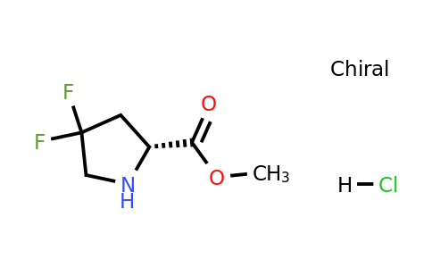 1408057-39-5 | (R)-Methyl 4,4-difluoropyrrolidine-2-carboxylate hydrochloride