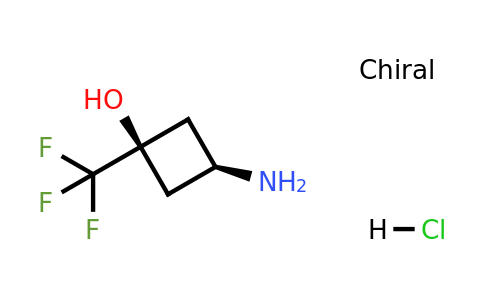 1408075-16-0 | trans-3-Amino-1-(trifluoromethyl)cyclobutan-1-ol hydrochloride