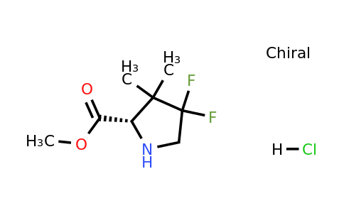 1408229-33-3 | Methyl 4,4-difluoro-3,3-dimethyl-L-proline hydrochloride