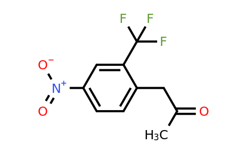 1409645-41-5 | 1-(4-Nitro-2-(trifluoromethyl)phenyl)propan-2-one