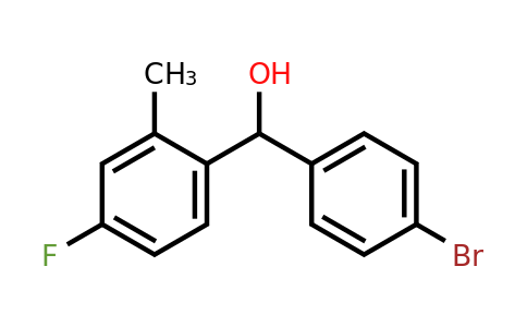 1410385-69-1 | (4-Bromophenyl)(4-fluoro-2-methylphenyl)methanol