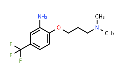 14115-06-1 | 2-(3-(Dimethylamino)propoxy)-5-(trifluoromethyl)aniline