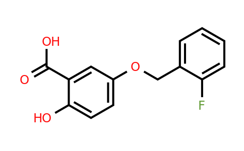 1415010-89-7 | 5-((2-Fluorobenzyl)oxy)-2-hydroxybenzoic acid