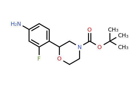 1415757-61-7 | tert-Butyl 2-(4-amino-2-fluorophenyl)morpholine-4-carboxylate