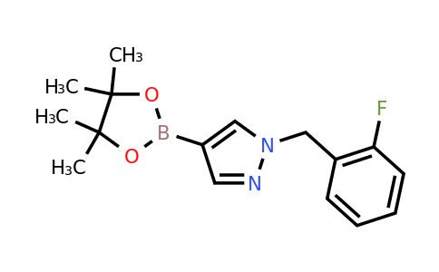 1415825-05-6 | 1-[(2-Fluorophenyl)methyl]-4-(4,4,5,5-tetramethyl-1,3,2-dioxaborolan-2-yl)-1h-pyrazole