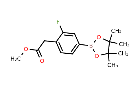 1415960-53-0 | Methyl 2-(2-fluoro-4-(4,4,5,5-tetramethyl-1,3,2-dioxaborolan-2-yl)phenyl)acetate