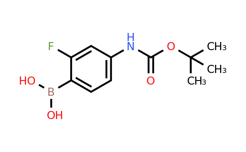 1415960-56-3 | (4-((tert-Butoxycarbonyl)amino)-2-fluorophenyl)boronic acid