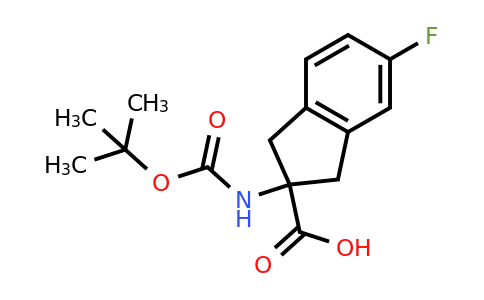 1416440-32-8 | 2-((tert-Butoxycarbonyl)amino)-5-fluoro-2,3-dihydro-1H-indene-2-carboxylic acid