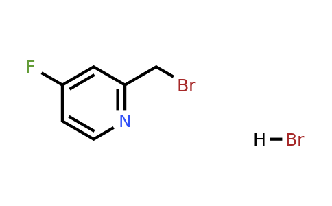 1416713-60-4 | 2-(Bromomethyl)-4-fluoropyridine hydrobromide