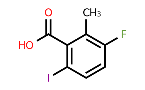 1417190-31-8 | 3-Fluoro-6-iodo-2-methylbenzoic acid