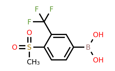 1417301-54-2 | [4-Methanesulfonyl-3-(trifluoromethyl)phenyl]boronic acid