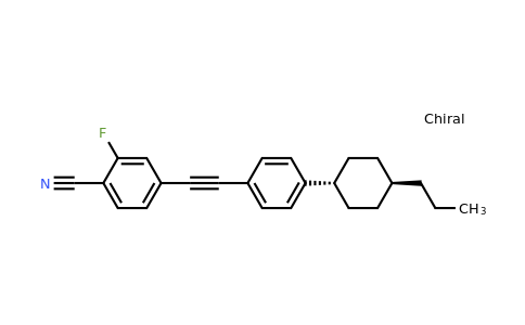 141743-43-3 | 2-Fluoro-4-((4-(trans-4-propylcyclohexyl)phenyl)ethynyl)benzonitrile