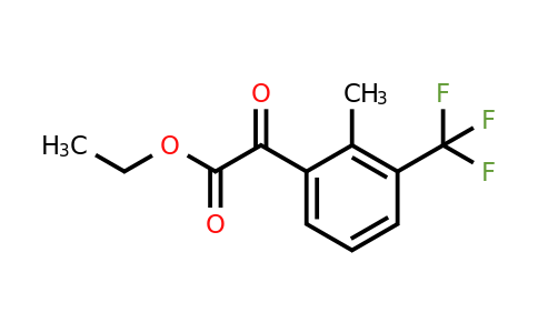 1417458-18-4 | Ethyl 2-(2-methyl-3-(trifluoromethyl)phenyl)-2-oxoacetate