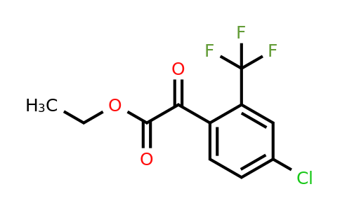 1417508-25-8 | Ethyl 2-(4-chloro-2-(trifluoromethyl)phenyl)-2-oxoacetate