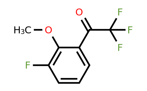 1417508-45-2 | 2,2,2-Trifluoro-1-(3-fluoro-2-methoxyphenyl)ethanone