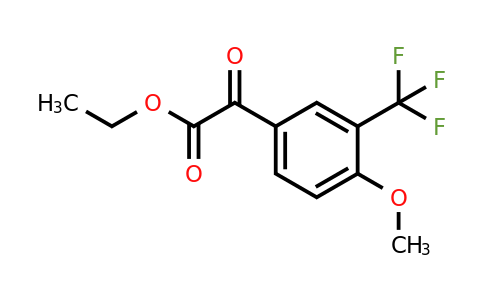 1417511-42-2 | Ethyl 2-(4-methoxy-3-(trifluoromethyl)phenyl)-2-oxoacetate