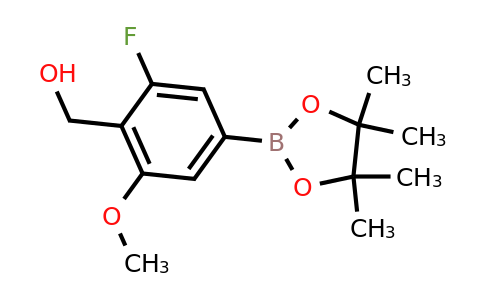1417736-84-5 | (2-Fluoro-6-methoxy-4-(4,4,5,5-tetramethyl-1,3,2-dioxaborolan-2-yl)phenyl)methanol