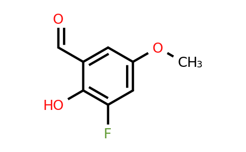1417996-86-1 | 3-Fluoro-2-hydroxy-5-methoxybenzaldehyde