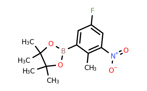 1418128-32-1 | 2-(5-FLuoro-2-methyl-3-nitrophenyl)-4,4,5,5-tetramethyl-1,3,2-dioxaborolane