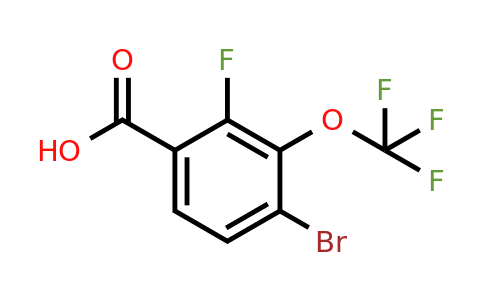 1419075-83-4 | 4-Bromo-2-fluoro-3-(trifluoromethoxy)benzoic acid