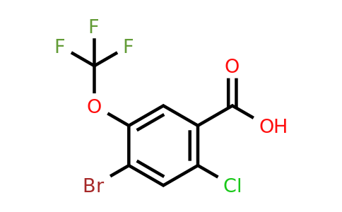 1419075-84-5 | 4-Bromo-2-chloro-5-trifluoromethoxy-benzoic acid