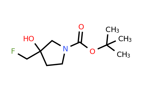 1419101-44-2 | tert-Butyl 3-(fluoromethyl)-3-hydroxypyrrolidine-1-carboxylate