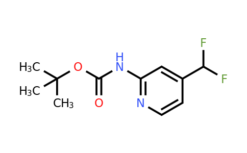 1419221-63-8 | tert-Butyl N-[4-(difluoromethyl)-2-pyridyl]carbamate