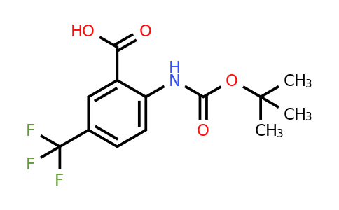 141940-29-6 | 2-((tert-Butoxycarbonyl)amino)-5-(trifluoromethyl)benzoic acid