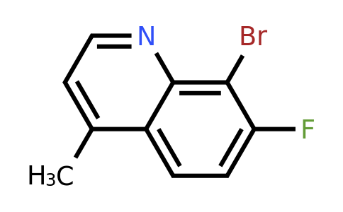 8-Bromo-7-fluoro-4-methylquinoline