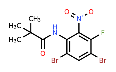 1420800-23-2 | N-Pivaloyl 4,6-Dibromo-3-fluoro-2-nitroaniline