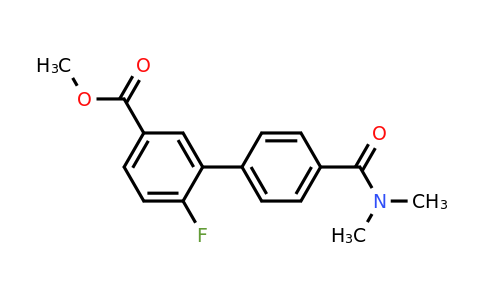 1420800-27-6 | Methyl 3-[4-(dimethylcarbamoyl)phenyl]-4-fluorobenzoate