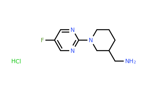 (1-(5-Fluoropyrimidin-2-yl)piperidin-3-yl)methanamine hydrochloride