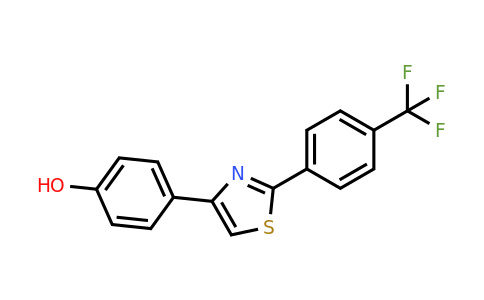 1421263-30-0 | 4-(2-(4-(Trifluoromethyl)phenyl)thiazol-4-yl)phenol