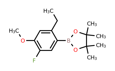 1421503-46-9 | 2-(2-Ethyl-5-fluoro-4-methoxyphenyl)-4,4,5,5-tetramethyl-1,3,2-dioxaborolane