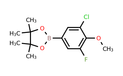 1422022-15-8 | 2-(3-Chloro-5-fluoro-4-methoxyphenyl)-4,4,5,5-tetramethyl-1,3,2-dioxaborolane