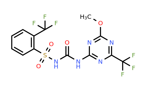 142469-14-5 | N-((4-Methoxy-6-(trifluoromethyl)-1,3,5-triazin-2-yl)carbamoyl)-2-(trifluoromethyl)benzenesulfonamide