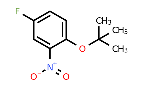 142596-59-6 | 1-tert-Butoxy-4-fluoro-2-nitrobenzene